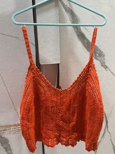 Crop Top Orange Color