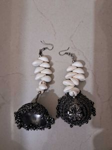 Seashell Jhumka Earrings