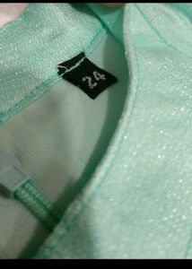 Teal A-Line Dress kids girls usa imported