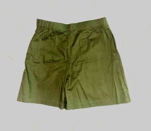 olive green aesthetic midrise skort