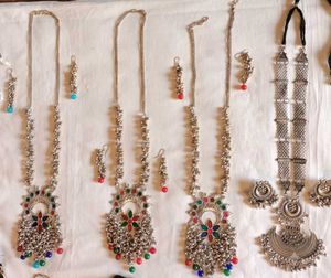 Combo of 4 Navratri necklace earrings set