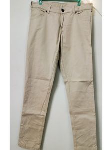 Off White Formal Pant For Ladies