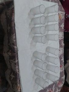 Set of 15 Glass Tumblers