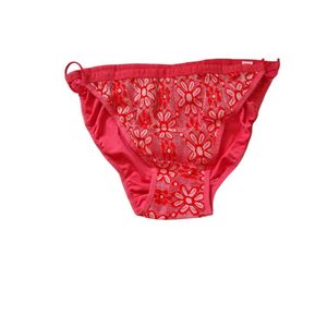 Pink Floral Lace Bra &amp; Panty Set