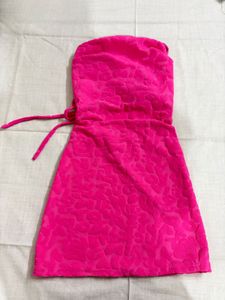 Pink mini bodycon Dress
