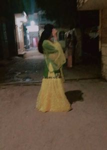 Green &amp; Yellow Kurta Set
