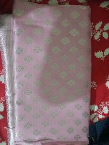 Pink Jacquard Dress Material