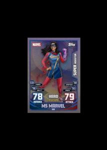 Ms Marvel Super Booster  hero attax