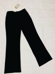 ADDYVERO Classic Black Wide-Leg Trousers