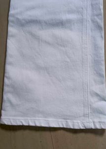 Women's White Flare Jeans
