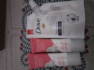COMBO DOVE BODYWASH &amp; POND'S FACEWASH