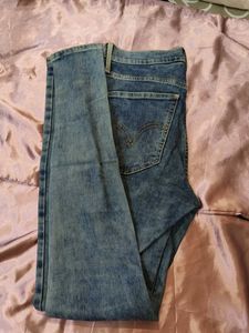 Acid Wash Denim Jeans