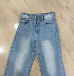 Light Wash Wide Leg Jeans