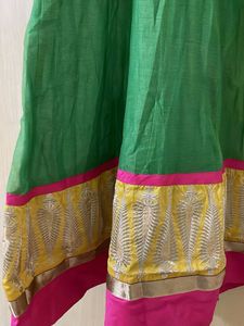 Elegant Green Anarkali Kurti