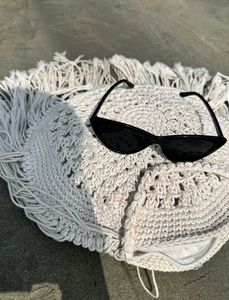Handmade Crochet Fringe Bag