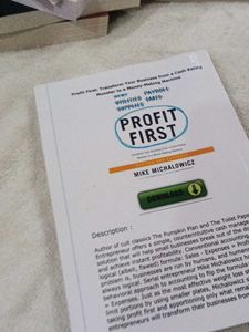 Profit First Book by Mike Michalowicz
