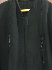 Elegant Black Embellished abhaya