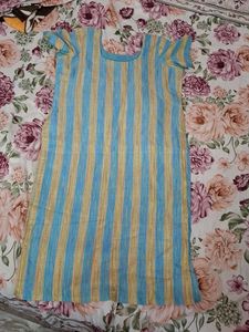 Striped Cotton Kurta