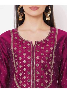 *offer*Magenta Kurta