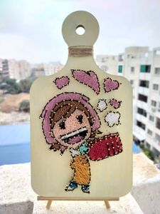 Kitchen Wall Decor Using String Art