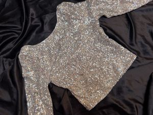 Sparkling Sequin Blouse -xs/s
