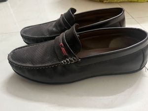 Men's Brown Faux Leather Loafers