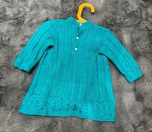 Hand Knit Baby Dress