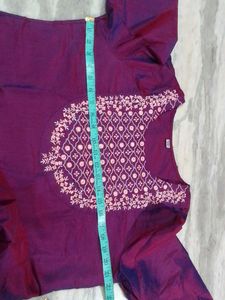 purple kurta