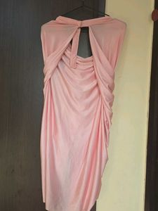 💗 PINK DHOTI-STYLE READYMADE SAREE 💗