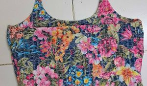 Vibrant Floral Cami halter Top