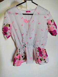 Floral Print Gown