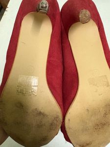 Red Heels with Bow