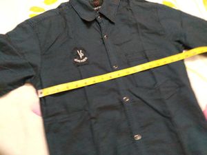 Men's Blue Button-Up Shirt