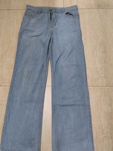 Wide Leg / straight Denim light blue  Jeans