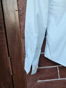 Light Blue Classic Button-Up Shirt