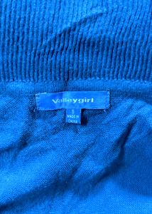 Blue Sweater Dress( Fully Stretchable)