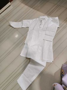 Classic White Kurta Pajama Set