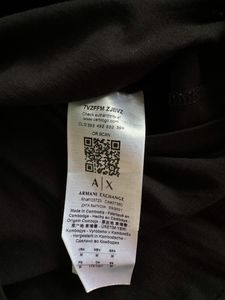 A|X Armani Exchange Black Polo Shirt