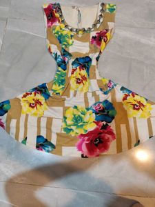 vintage y2k Beautiful Floral Print top