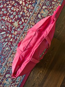 Prada Pink Nylon Tote Bag