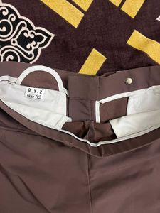 Men's Premium Brown Slim Fit Dress Pants