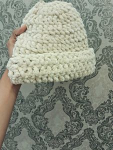 Knitted Velvet Cap