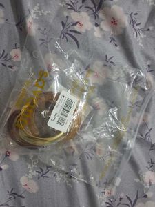 Chunky Resin &amp; Gold Bangle Set