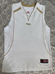 Kappa White Sleeveless T-Shirt