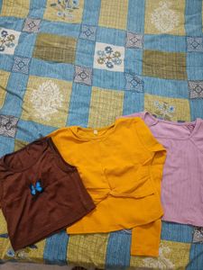 Bundle of 3 Crop Tops