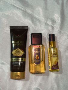 Face Wash, Hair Oil & Serum Com