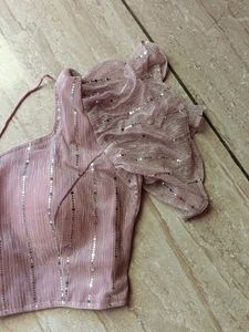 Sparkly Pink Blouse