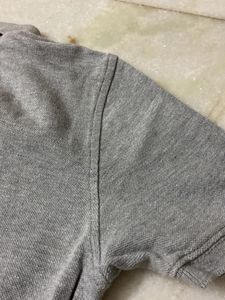 GREY POLO TSHIRT FOR WOMEN