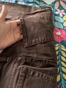 Brown Straight jeans