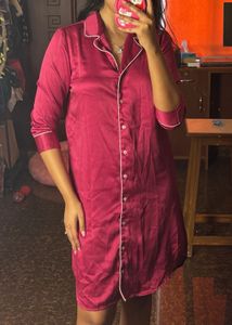 Satin night dress